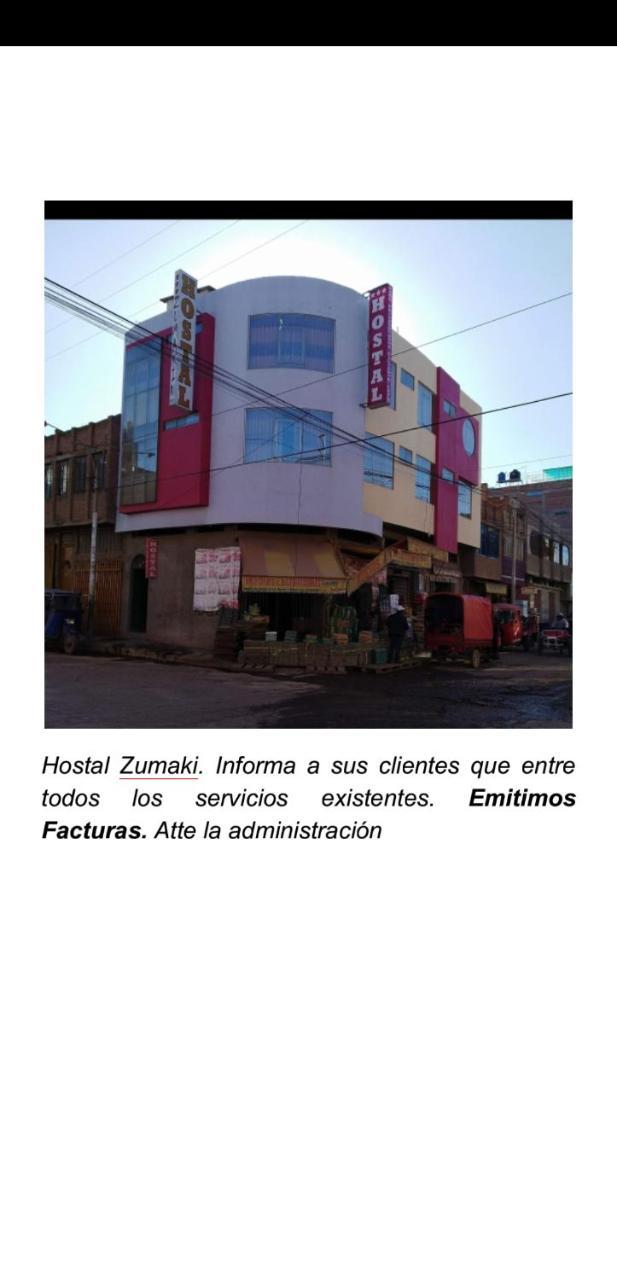 Hotel Zumaki à Juliaca Extérieur photo